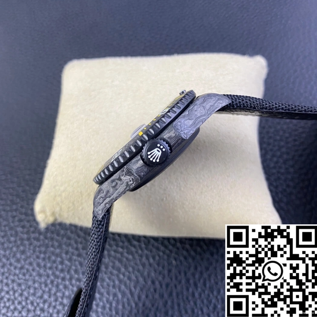 Factory Black Fiber Submariner Rolex Bezel Carbon DIW VS 0313